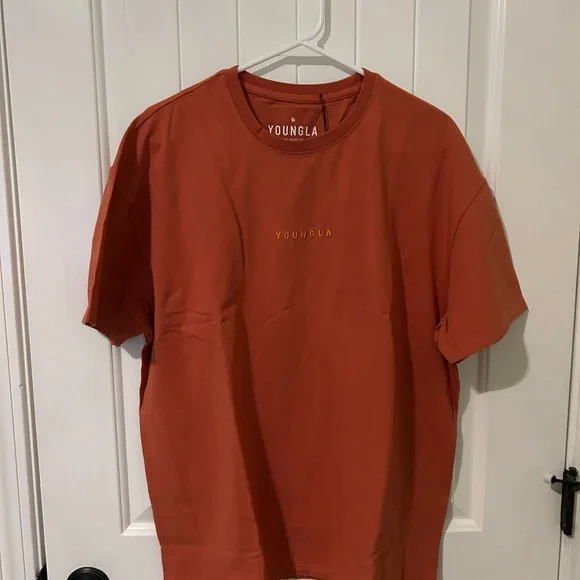 YoungLA Men's Rust Short Sleeve Tee - Picture 1 of 4